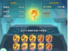 不休的乌拉拉兽魂合成玩法机制