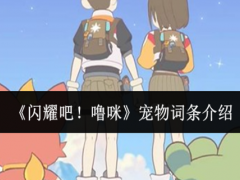 闪耀吧噜咪宠物词条有什么