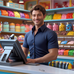 糖果店模拟器游戏