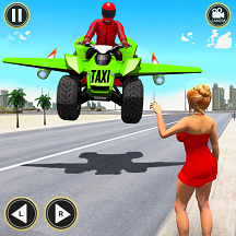 飞行自行车游戏(Flying ATV Bike Taxi Simulator: Flying Bike Games)