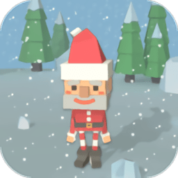 像素圣诞老人跳高高