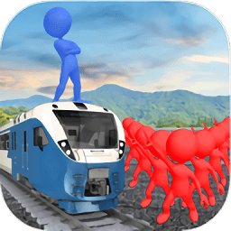 火柴人铁路格斗游戏(Crowd Masters: Cross Crowd Clash Run & Fight Game)