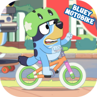 布鲁伊沙漠摩托车模拟器驾驶(Bluey Desert MotorBike)