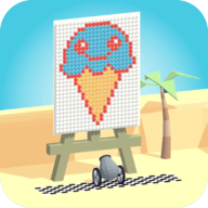 Color Stack Shoot彩炮绘画小游戏