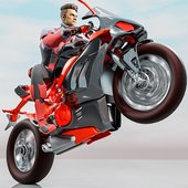 超级英雄特技摩托赛车手3d(Motorbike Game 3d:Bike Stunts)