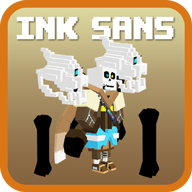 Ink Sans Mod for MCPE(我的世界ink sans皮肤模组)