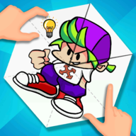 FNF Paper Fold: Origami Master(FNF折纸折纸大师游戏)