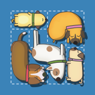 Snuggle Puzzle Dogs游戏