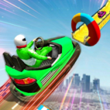 Bumper Car Stunts Mega Ramp Impossible Track(碰撞比赛游戏)
