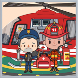 米加小镇救火队游戏