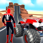 Spider Mega Ramp Car(怪物卡车比赛游戏)