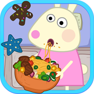 兔宝宝逛中华美食城游戏