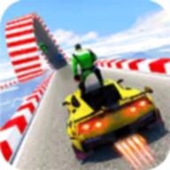 超级英雄汽车无限金币版(Superhero Car Stunt Mega Ramps)