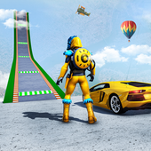 Mega Ramp Car Stunt Driving Games - Car Games(Superhero Car Games超级英雄汽车游戏)