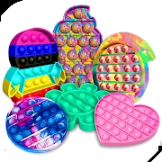 Pop it fidget toy 2! DIY ASMR游戏