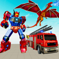 Firefighter Truck Dragon Robot(消防车龙机器人)