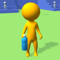 翻瓶子比赛游戏