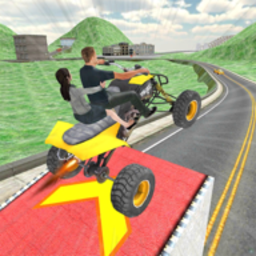 ATV Quad Bike Taxi Simulator Free: Bike Taxi Games(全地形越野赛车游戏)