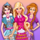 bff college girls dress up(最好的朋友女大学生装扮游戏)