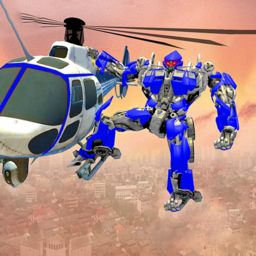 警察直升机机器人手游