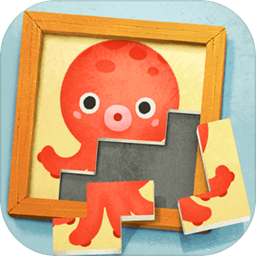 小老鼠哆哆动物拼图游戏