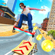 Hoverboard Stunts Racer 2019(悬浮滑板特技比赛2019游戏)