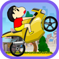 蜡笔小新特技赛车游戏