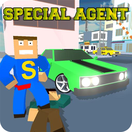 城市卡通像素赛车游戏