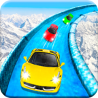 Frozen Water Slide Race(冷冻水滑道赛车游戏)