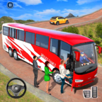 现代巴士车道停车场3dModernBusDriveParking3D