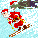 Santa Ski(圣诞老人和僵尸的滑雪大战)
