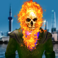 Ghost Fire Skull Superhero - Blaze Battle(幽灵火骷髅安卓版)