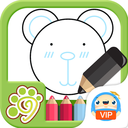 儿童涂鸦涂色画板app