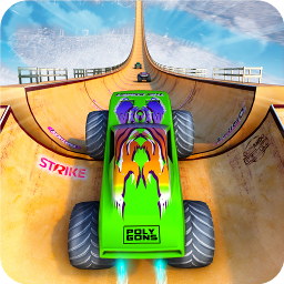 巨型斜坡怪物卡车游戏