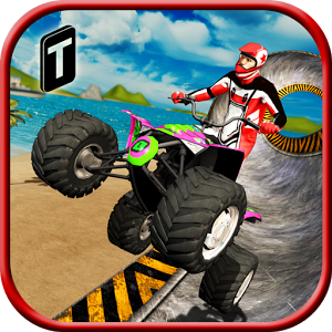 沙滩自行车特技无敌版