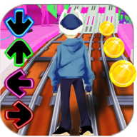 Subway Tabi Ex Boyfriend FNF(黑色星期五之夜vstabi地铁酷跑游戏)