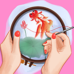 刺绣高高手小游戏