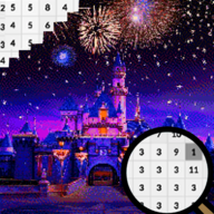 给城堡着色小游戏