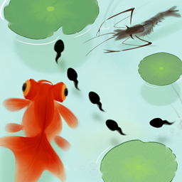 墨虾探蝌小游戏