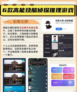 2026热门逻辑推理游戏推荐：高口碑烧脑佳作下载指南