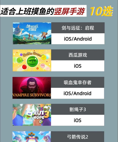 2026年适合上班族摸鱼的高口碑竖屏手游推荐