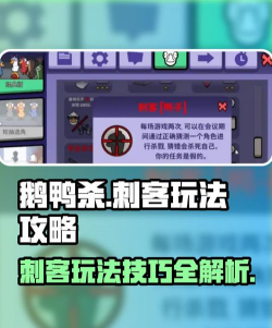 刺客鸭子什么游戏能玩，玩法类型盘点，适合人群分析