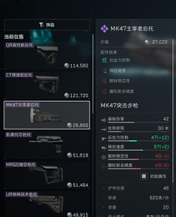 《三角洲行动》S8赛季武器强度排行榜