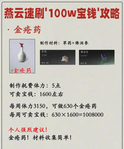 《燕云十六声》滹沱版本烧饼刷钱方法